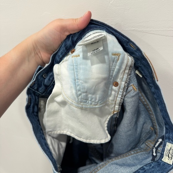 Citizens Of Humanity Premium Vintage Emerson Slim Boyfriend Jeans 26 Raw Hem - Picture 12 of 12